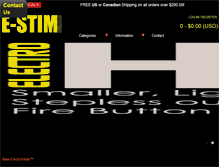 Tablet Screenshot of e-stimsystems.com